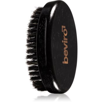 Beviro Wood Beard Brush perie pentru barba (cu peri de mistret) - imagine 3